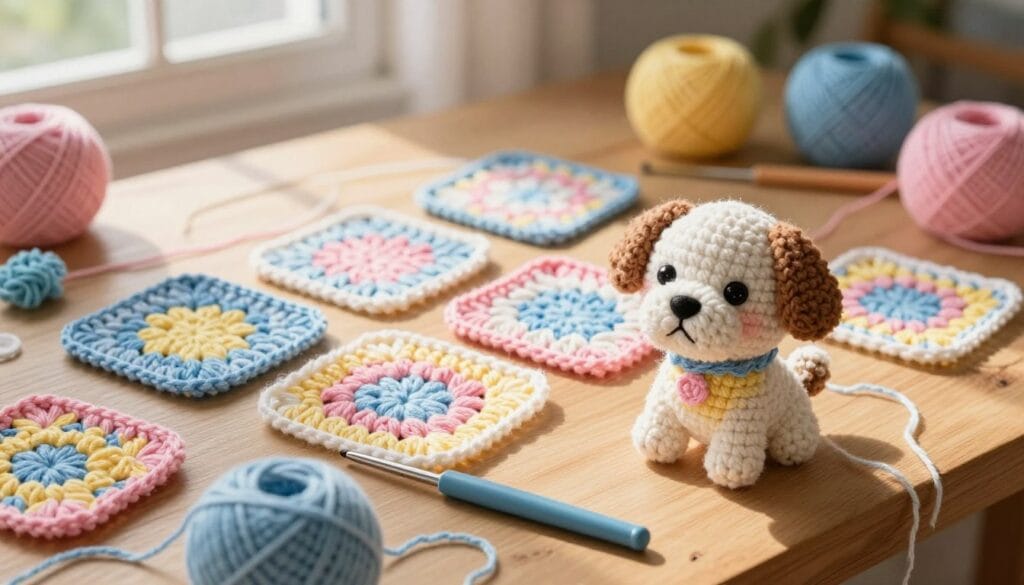 Simple crochet dog pattern free