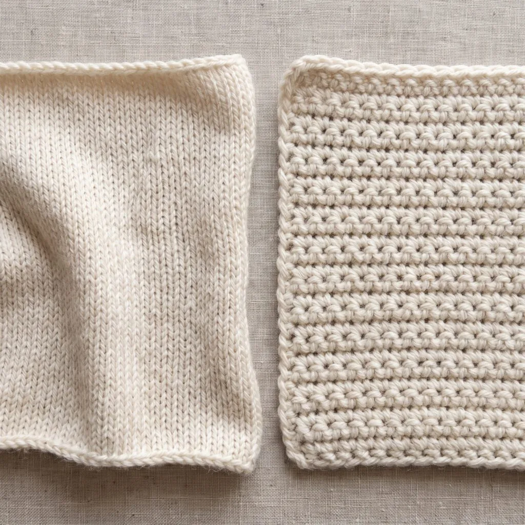 Knit vs crochet for beginners