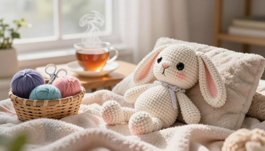 Caring for your finished crochet bunny