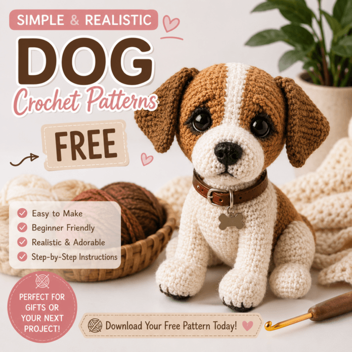 Simple crochet dog pattern free