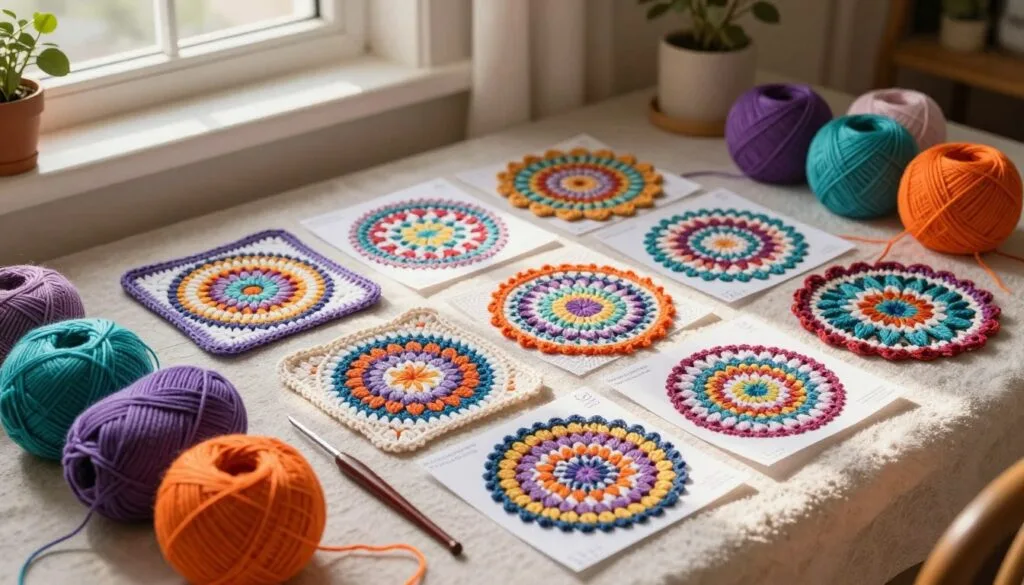 Free mandala crochet patterns