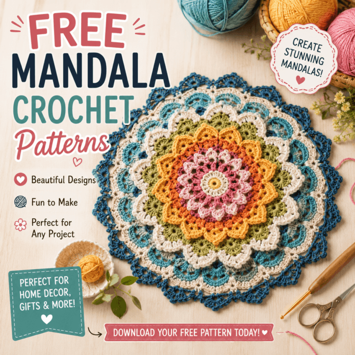 Free mandala crochet patterns
