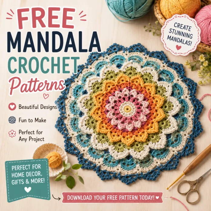 Free mandala crochet patterns
