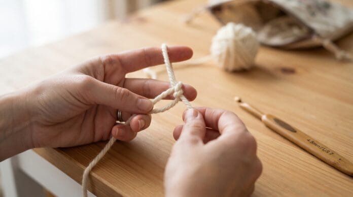 how to make a slip knot crochet