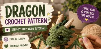 best Free dragon crochet pattern – simple guide step by step dragon crochet pattern