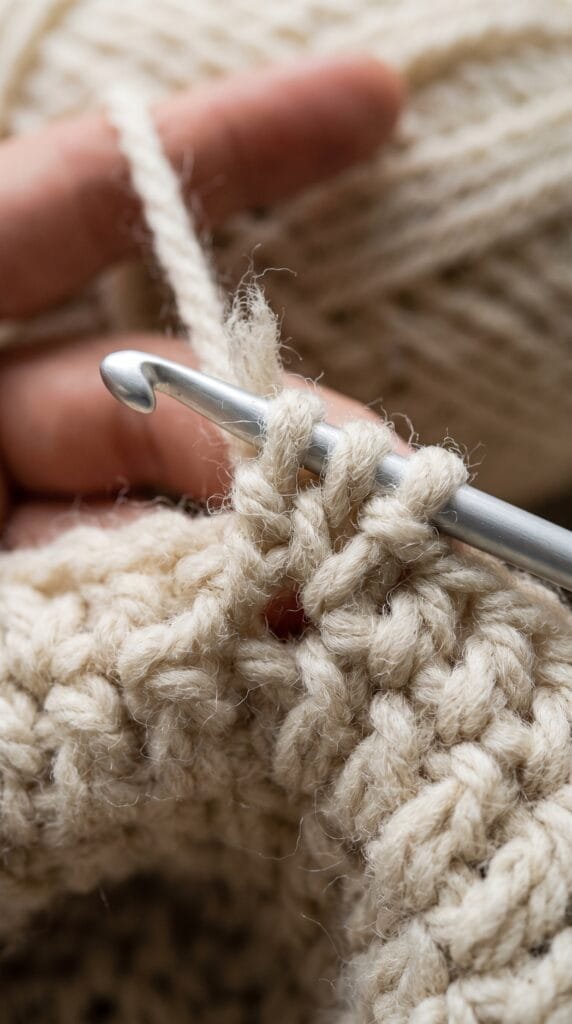 how to weave in ends crochet