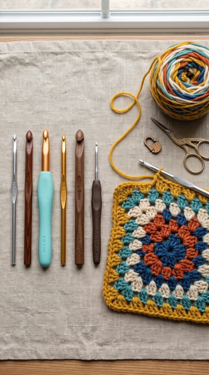 crochet hook for granny squares