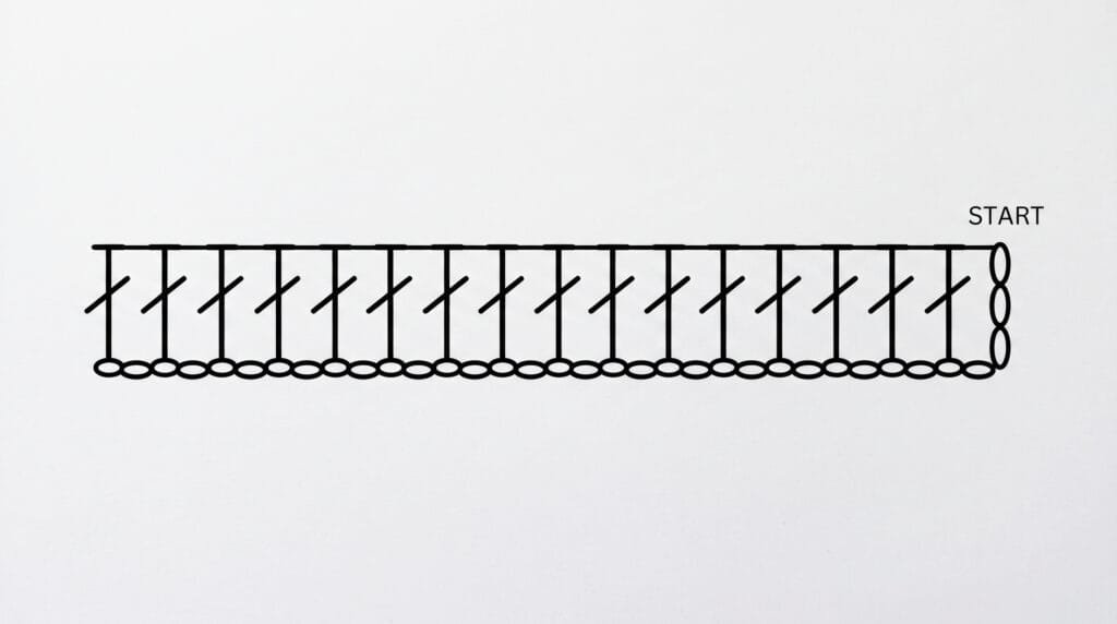 foundation double crochet
